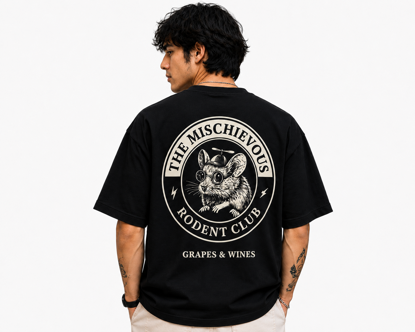 Black Rodent Unisex Graphic Tee