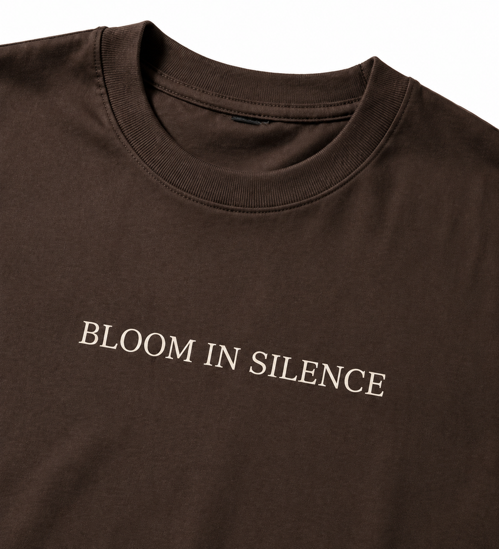 Brown Unisex Oversized Graphic Tee