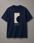 Abstract Blue Graphic T-shirt