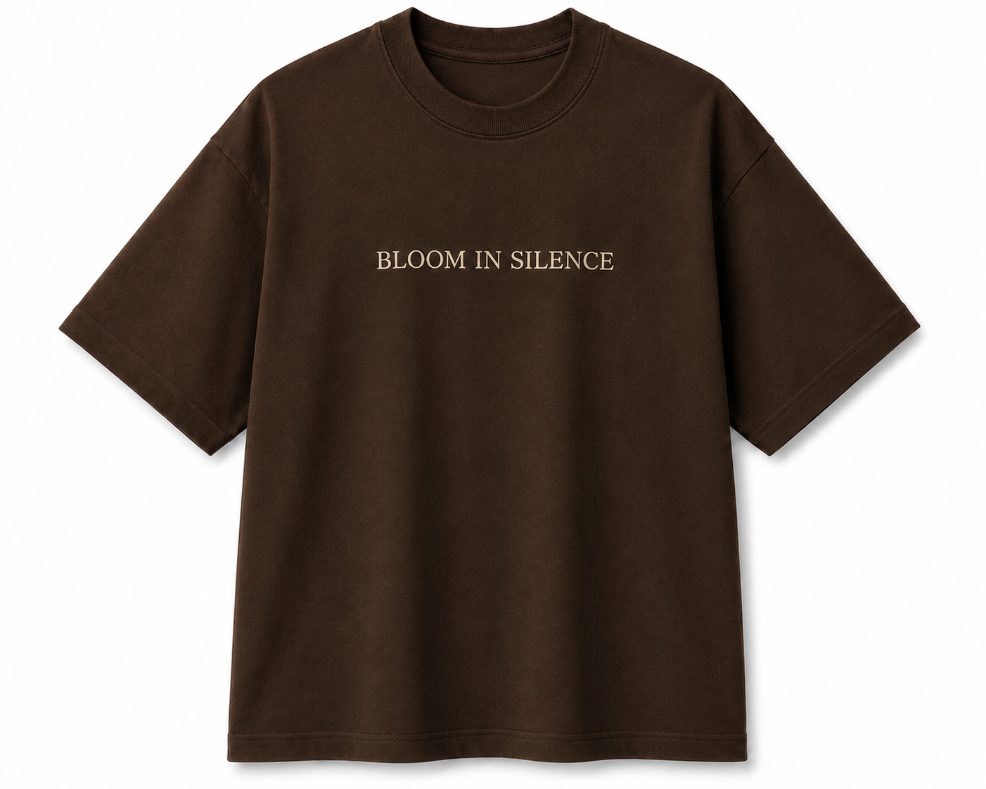 Brown Unisex Oversized Graphic Tee