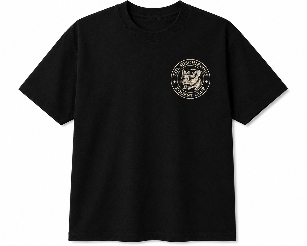 Black Rodent Unisex Graphic Tee