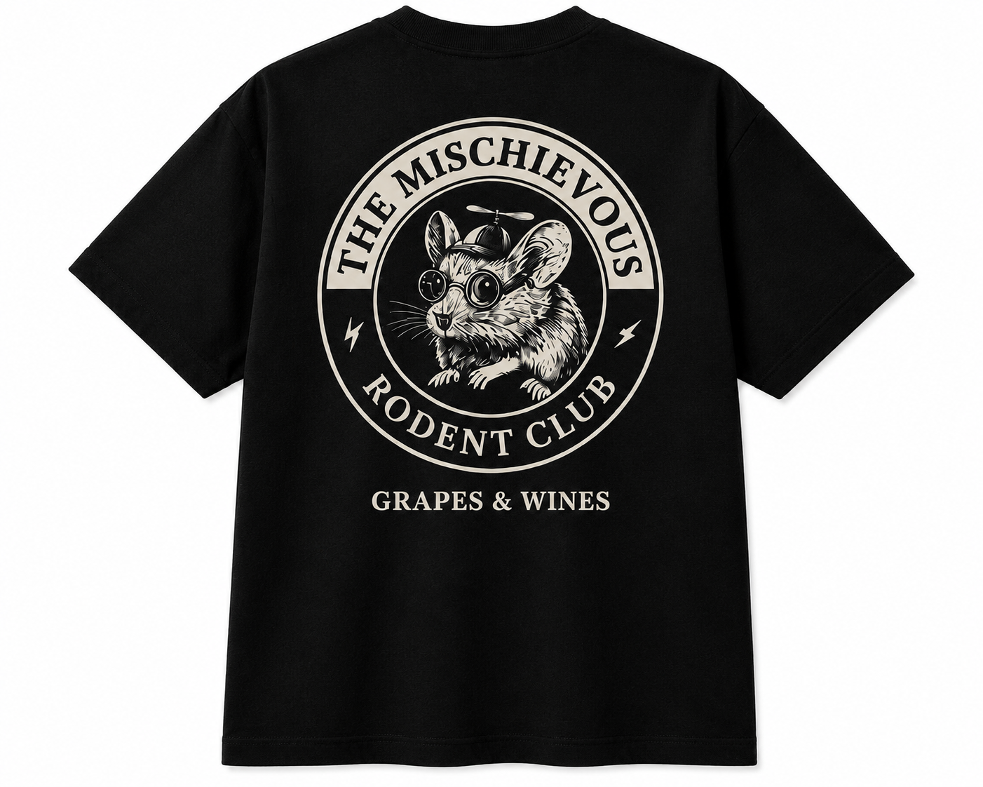 Black Rodent Unisex Graphic Tee