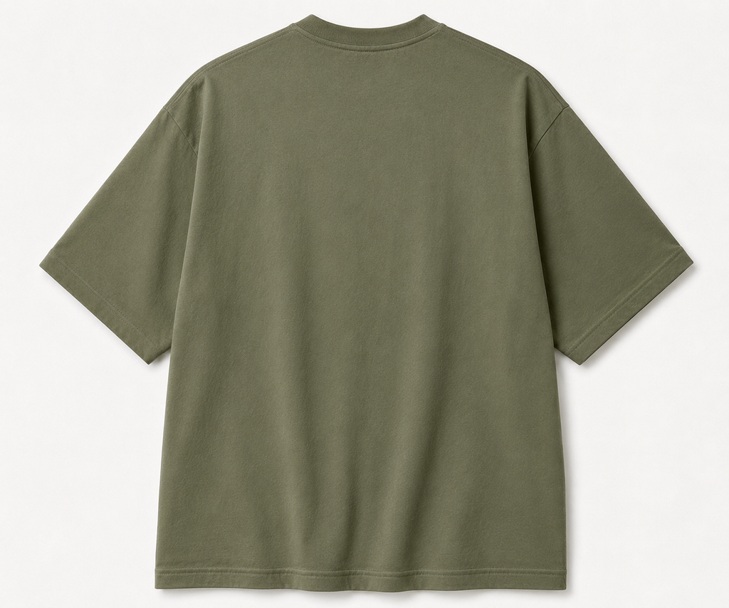 Olive Green Relaxed Fit Tshirt
